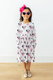 Love You Spots L/S Pocket Twirl Dress - Aaria Tees Aaria Tees