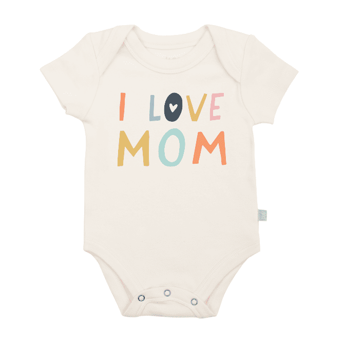 graphic bodysuit | love mom - Aaria Tees