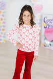 Lovebug L/S Ruffle Tee - Aaria Tees Aaria Tees