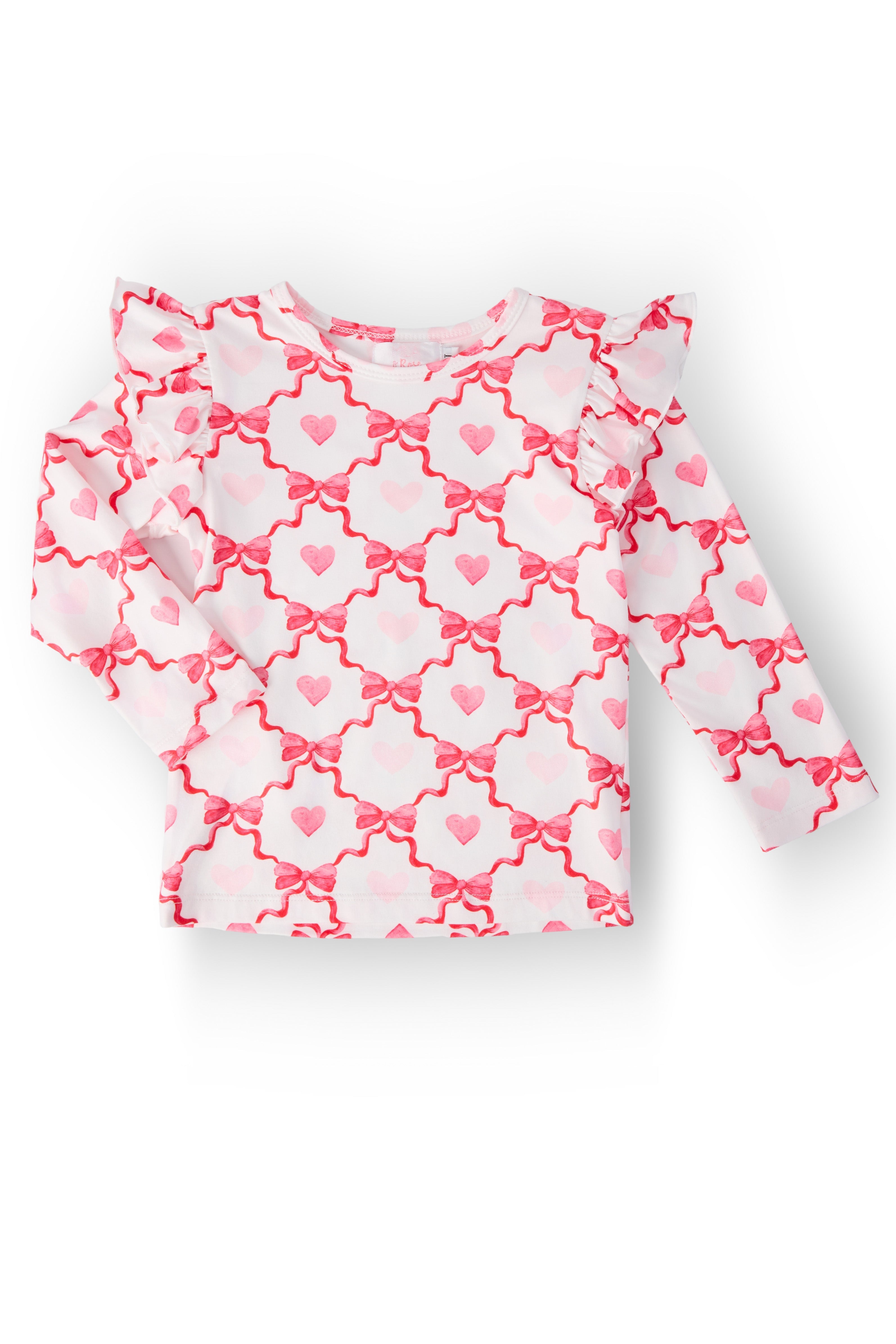 Lovebug L/S Ruffle Tee - Aaria Tees Aaria Tees
