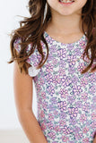 Lovely Lavender S/S Flutter Sleeve Leotard - Aaria Tees Aaria Tees