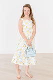 Lovely Lemons Ruffle Maxi Dress - Aaria Tees Aaria Tees