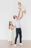 Lovely Lemons Ruffle Maxi Dress - Aaria Tees Aaria Tees