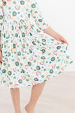 Luck of the Irish 3/4 Sleeve Pocket Twirl Dress - Aaria Tees Aaria Tees