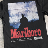 Country 'Herd' Heavy Faded Black Tee Aaria Tees