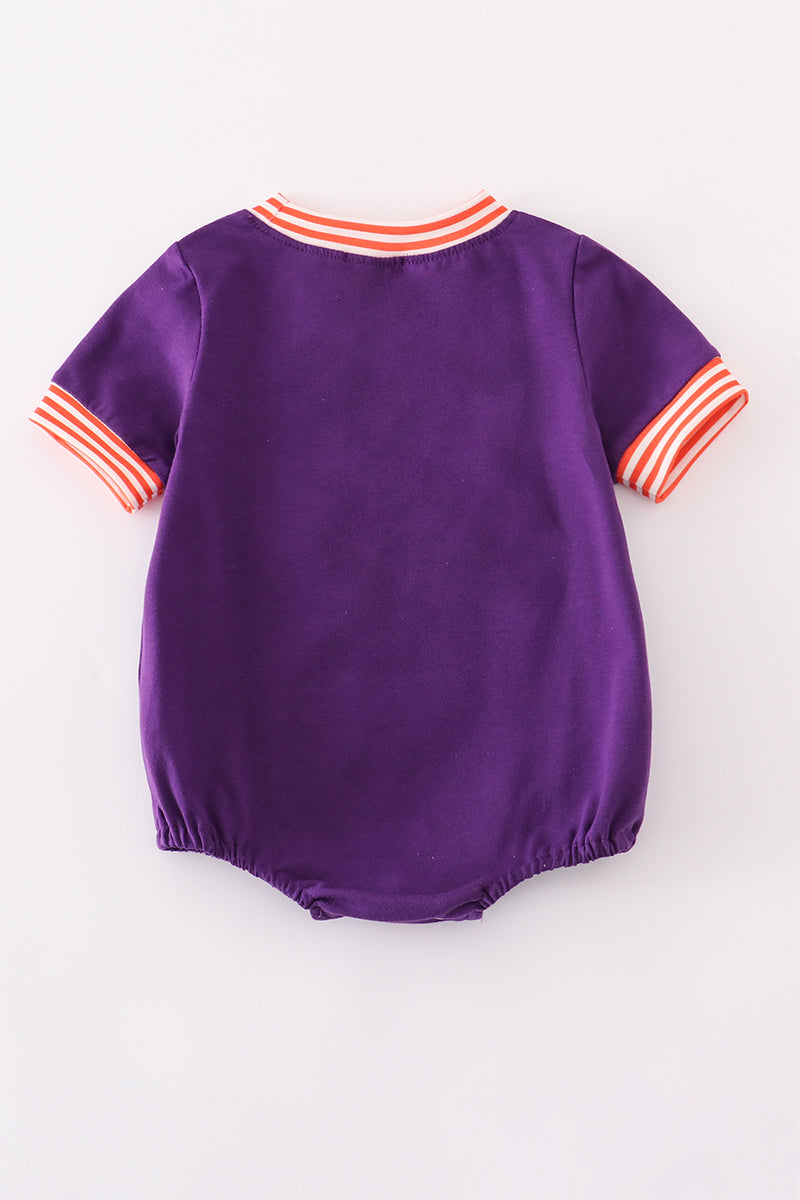 Purple I love clemson applique bubble - Aaria Tees Aaria Tees