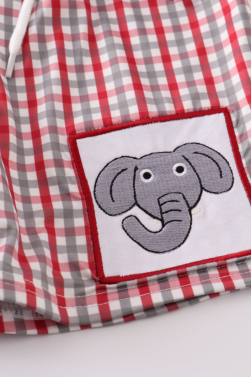 Alabama elephant embroidery boy swim trunks - Aaria Tees Aaria Tees
