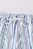 Blue stripe men swim trunks - Aaria Tees Aaria Tees