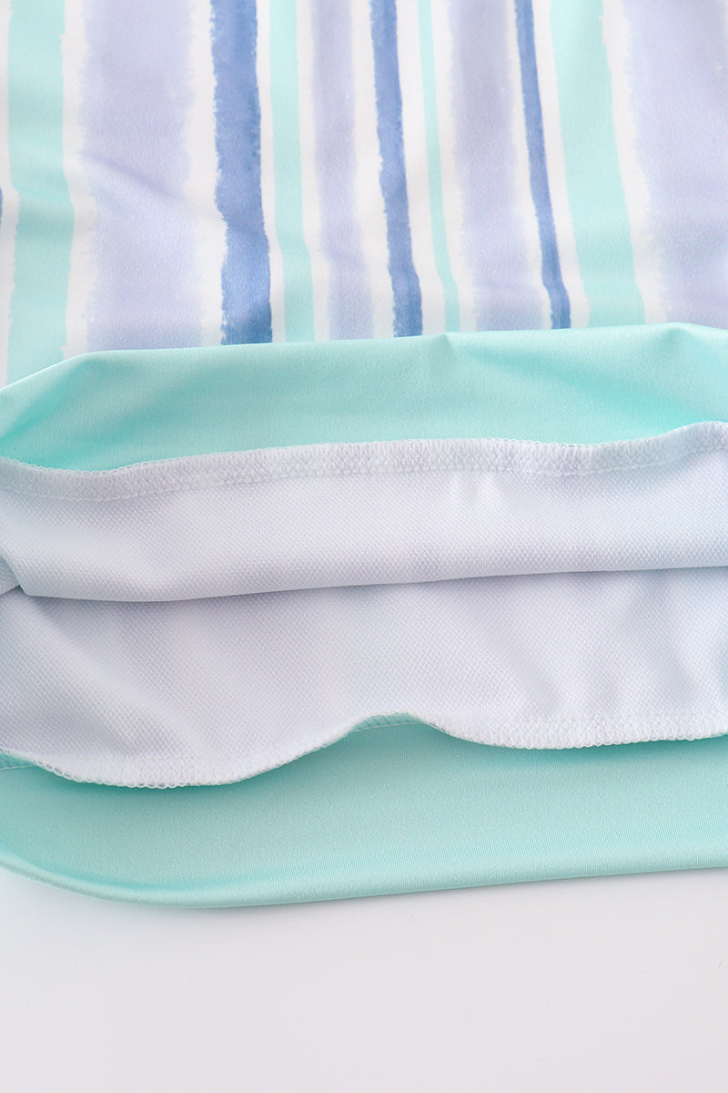 Blue stripe men swim trunks - Aaria Tees Aaria Tees