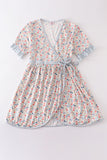 Floral print woman dress - Aaria Tees Aaria Tees