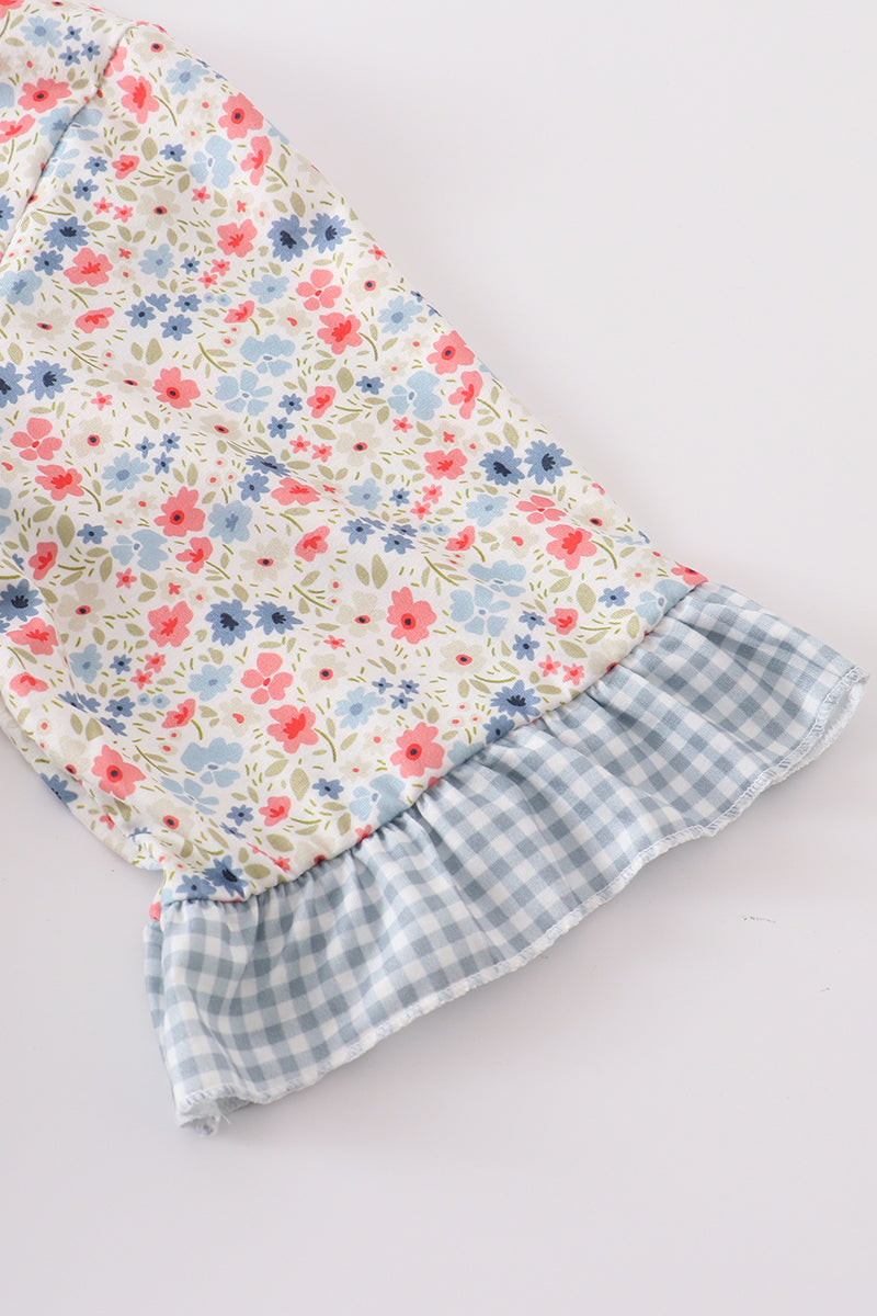 Floral print woman dress - Aaria Tees Aaria Tees