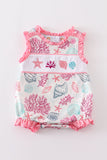 Pink Shell Embroidered Bubble Aaria Tees