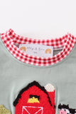 Green Farm French Knot Romper Aaria Tees