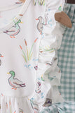 Green Duck Knit ruffle Set - Aaria Tees Aaria Tees