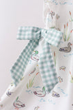 Green Duck Knit ruffle Set - Aaria Tees Aaria Tees