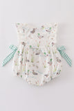 Sage Mallard Floral Bubble Aaria Tees