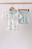 Green Duck Knit set - Aaria Tees Aaria Tees