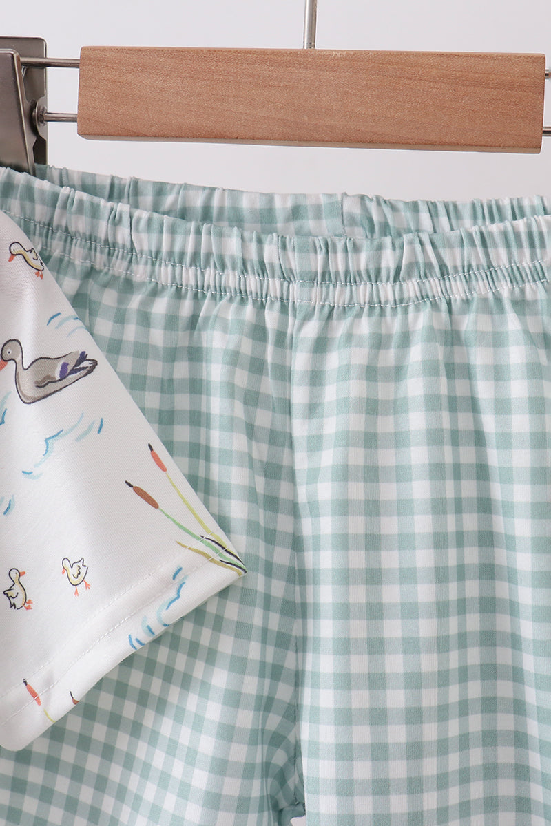 Green Duck Knit set - Aaria Tees Aaria Tees