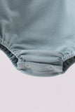 Blue gray Puppy embroidery bubble - Aaria Tees Aaria Tees