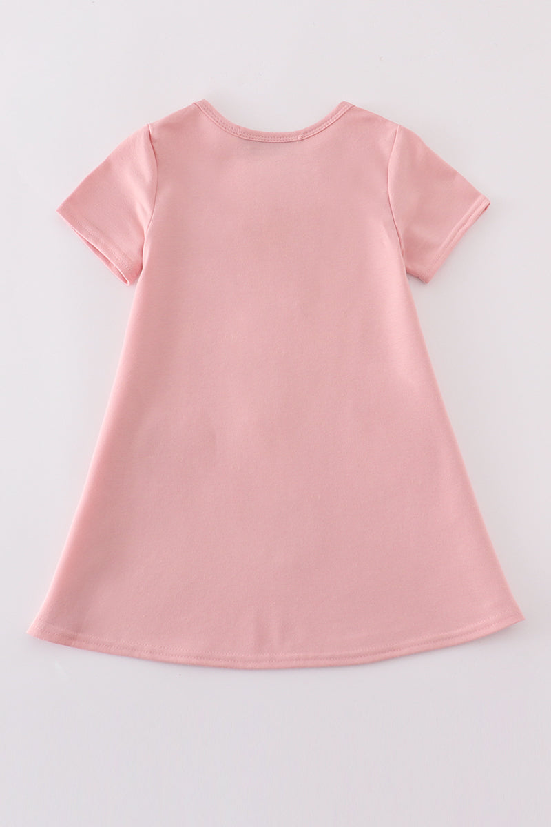 Teal slipper sequin mom&me dress - Aaria Tees Aaria Tees