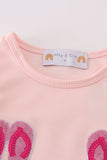 Pink slipper sequin mom&me dress - Aaria Tees Aaria Tees