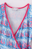 Blue sailboat serenade print mom&me dress - Aaria Tees Aaria Tees