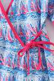 Blue sailboat serenade print mom&me dress - Aaria Tees Aaria Tees