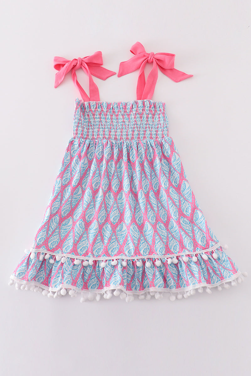 Blue ribbon lace charm smocked mom&me dress - Aaria Tees Aaria Tees
