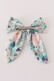 Green garden serenity print girl sailor bow - Aaria Tees Aaria Tees