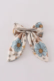 Floral print 1pc hair bow Aaria Tees