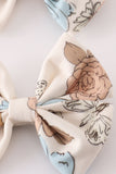 Floral print 2pc hair bow - Aaria Tees Aaria Tees