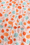 Orange pumpkin print mom dress - Aaria Tees Aaria Tees