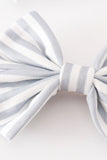 Stripe piggie hair bow - Aaria Tees Aaria Tees