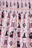 Pink Cat Print Mom Dress - Aaria Tees Aaria Tees