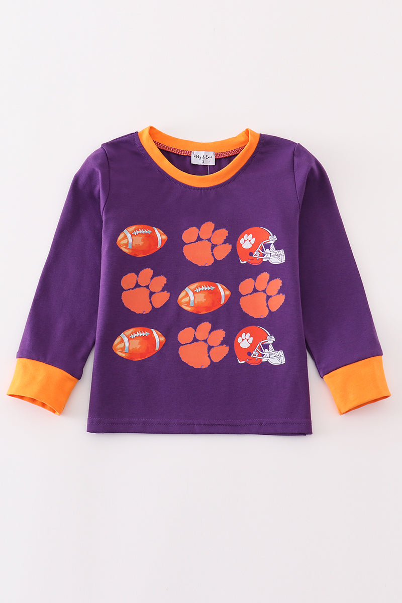 Clemson football print boy top - Aaria Tees Aaria Tees