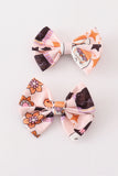Happy halloween piggie hair bow - Aaria Tees Aaria Tees