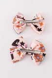 Happy halloween piggie hair bow - Aaria Tees Aaria Tees