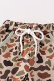 Sage camouflage deer applique pants set - Aaria Tees Aaria Tees