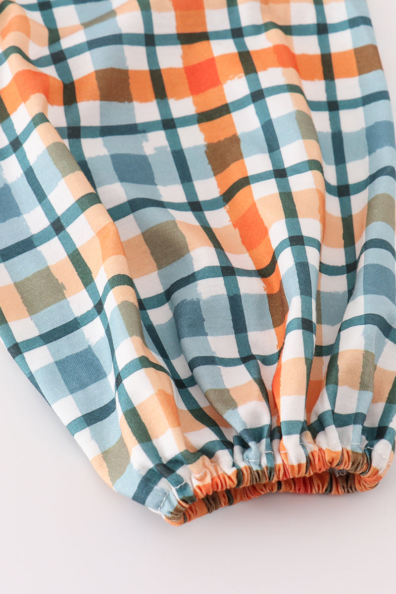 Green plaid mom&me dress - Aaria Tees Aaria Tees