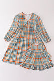 Green plaid mom&me dress - Aaria Tees Aaria Tees