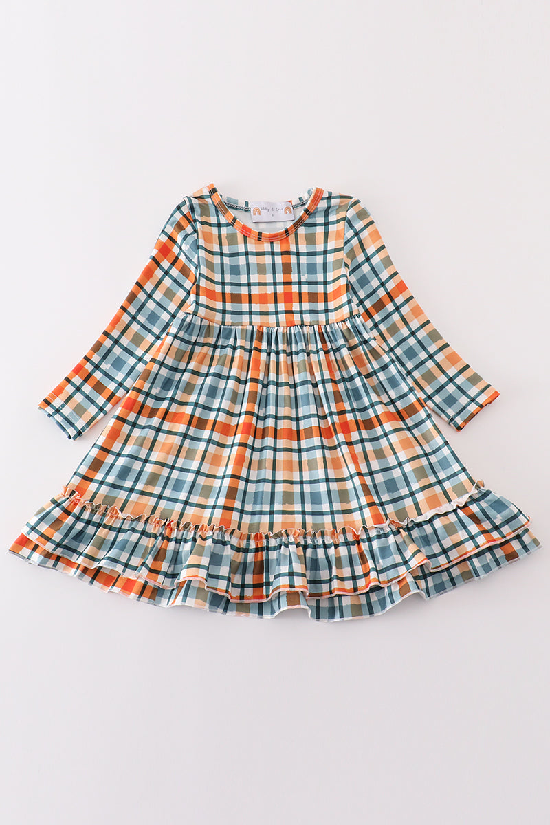 Green plaid mom&me dress - Aaria Tees Aaria Tees