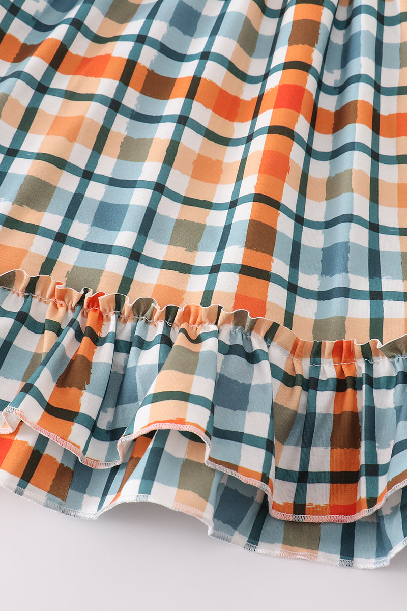 Green plaid mom&me dress - Aaria Tees Aaria Tees