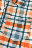Green plaid dad&me button down shirt Aaria Tees