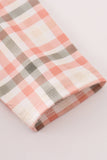 Green watercolor plaid mom&me dress Aaria Tees