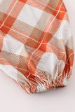 Khaki gingham mom&me dress - Aaria Tees Aaria Tees