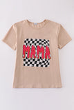 MAMA check top - Aaria Tees Aaria Tees