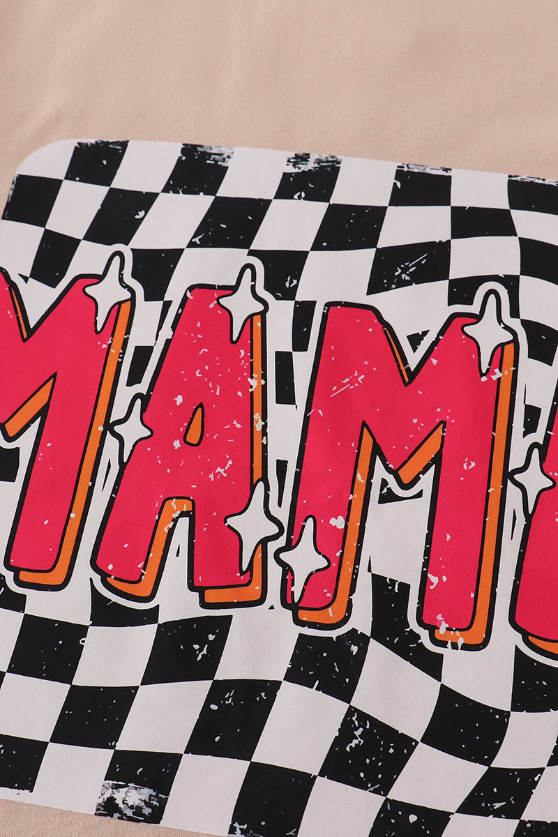 MAMA check top - Aaria Tees Aaria Tees