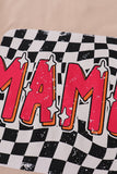 MAMA check top - Aaria Tees Aaria Tees