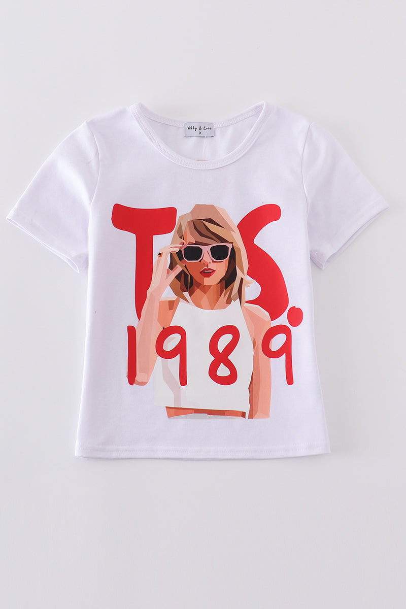 White music fan print mom&me top - Aaria Tees Aaria Tees