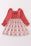 Floral print mom dress - Aaria Tees Aaria Tees